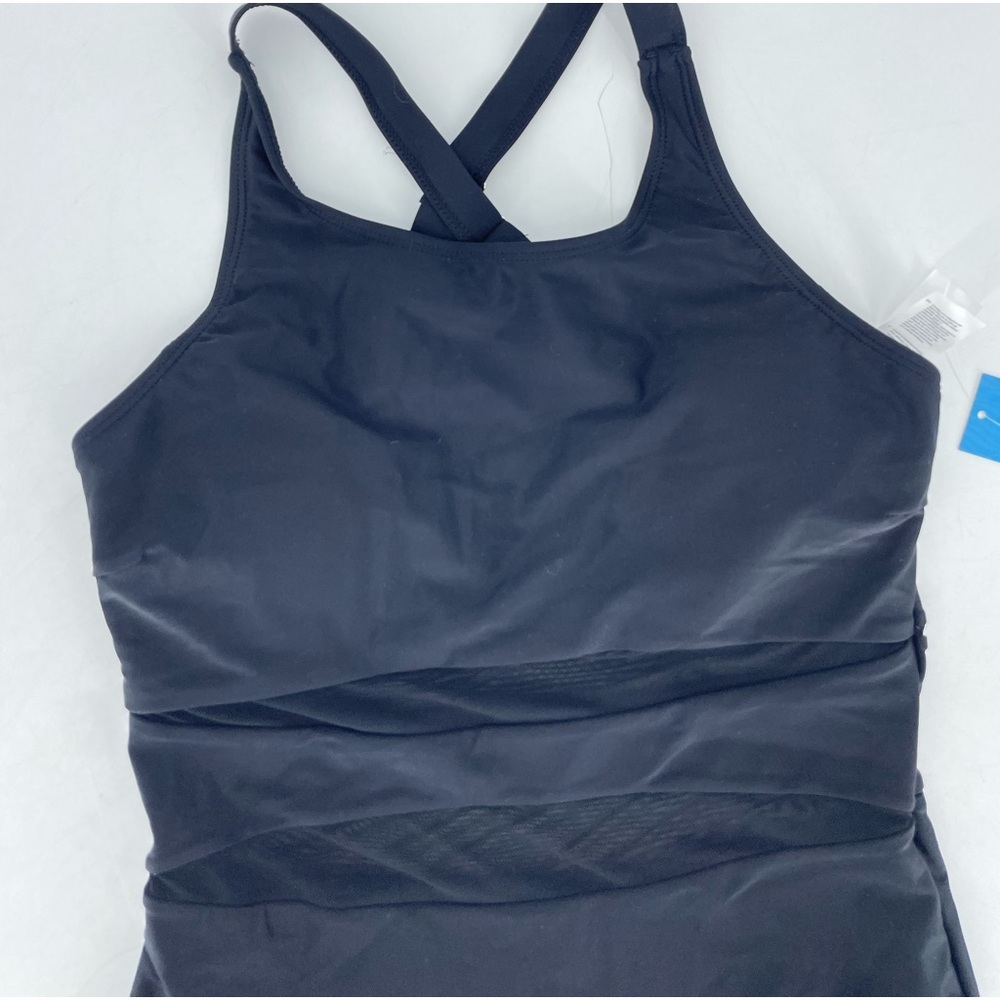 CupShe Mesh Detail Black One Piece Swimsuit - Picture 3 of 5